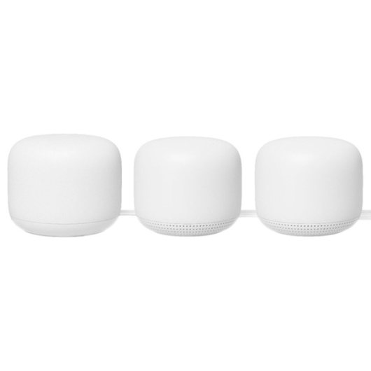 Wi-Fi Mesh система Google Nest Wifi 2200 (3-pack) Snow