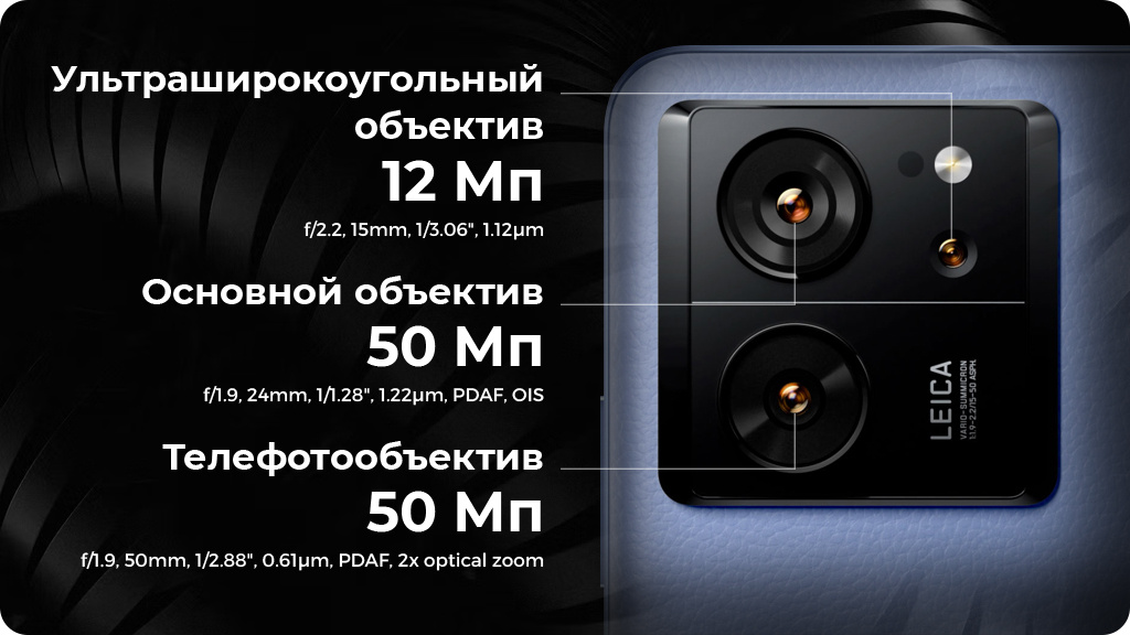 Xiaomi 13T 8/256Gb РСТ Голубой (Leica)